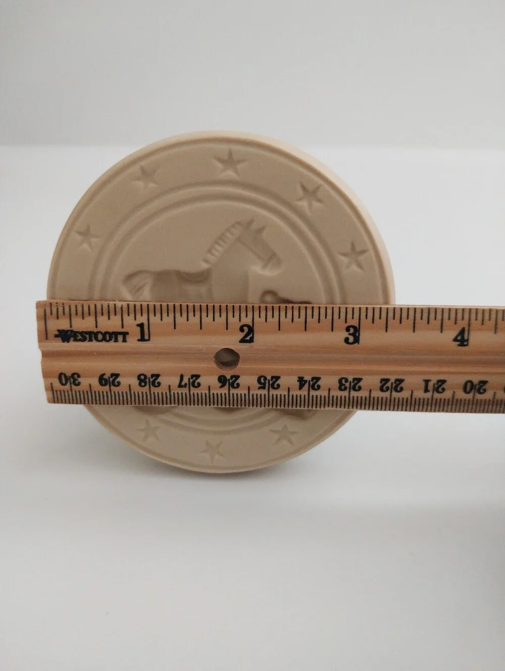 Vintage 1996 Brown Bag Cookie Art Cookie Stamp Mold Toy Chest Number 20 Like New